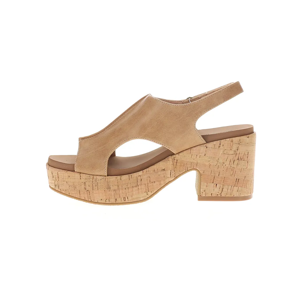 Miss Carley Block Heel Slingback Sandals