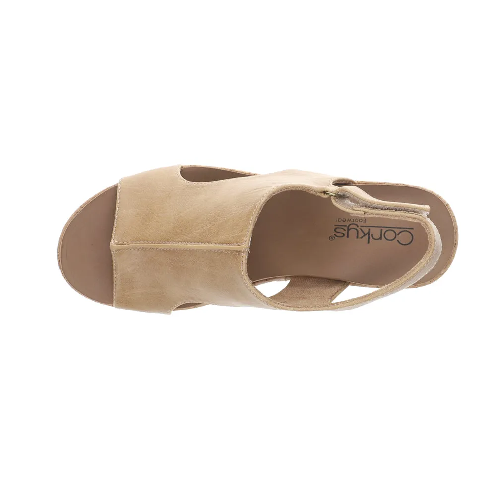 Miss Carley Block Heel Slingback Sandals