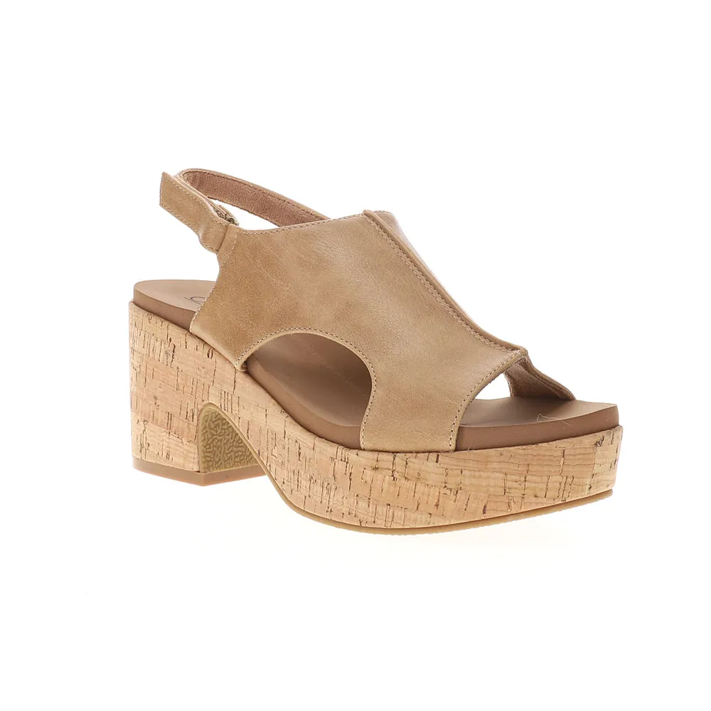 Miss Carley Block Heel Slingback Sandals