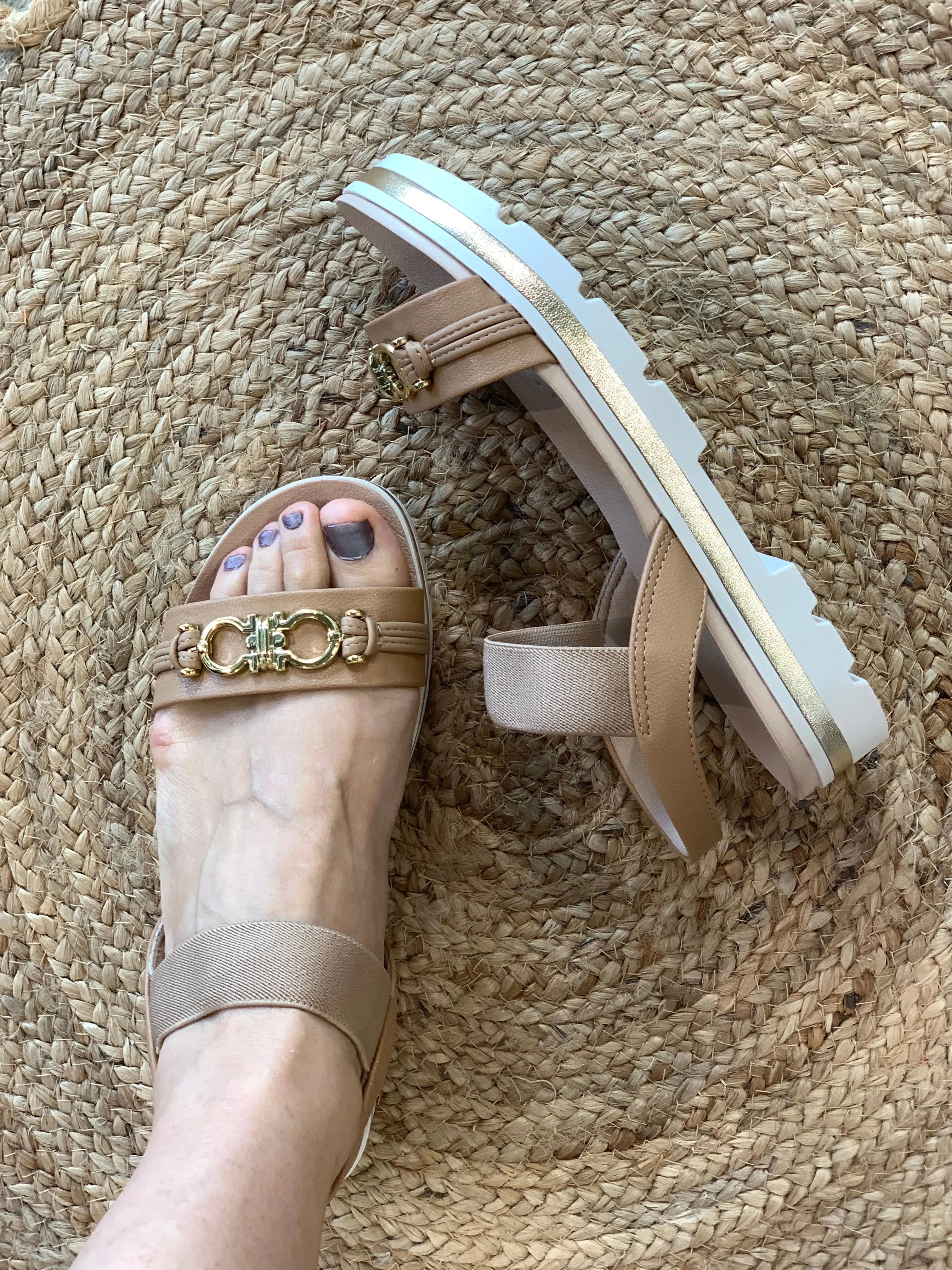 Modare Tan Sandals