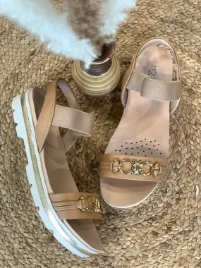Modare Tan Sandals