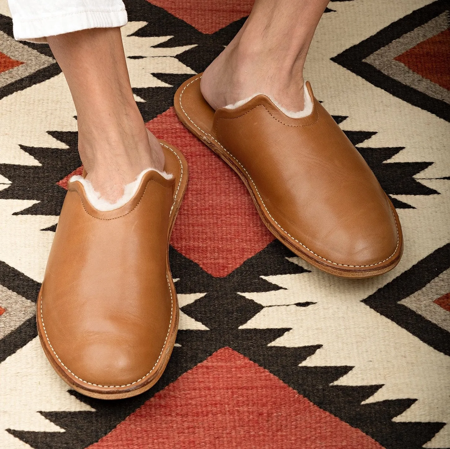 Mr. Grumpy Sheepskin Slippers