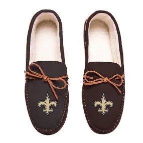 NEW ORLEANS SAINTS MOCCASIN SLIPPERS