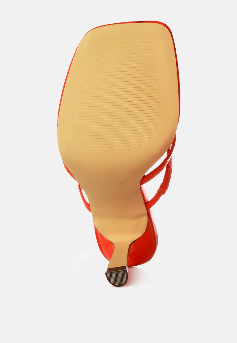 night life pin heels casual sandals