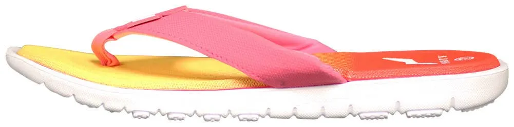 Norty WOMENS 6-11 ATHLEISURE SANDAL PINK YELLOW