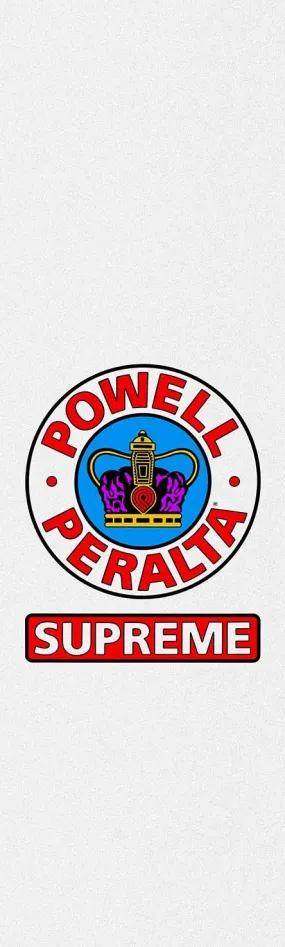 Powell Peralta - Supreme 9.0" Griptape White