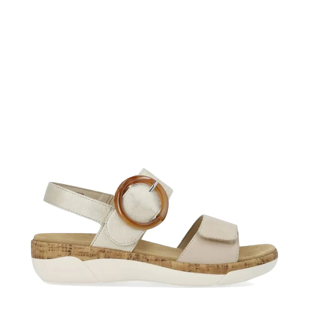 Remonte Women's Jocelyn 53 Sandal in Clif/Muschel