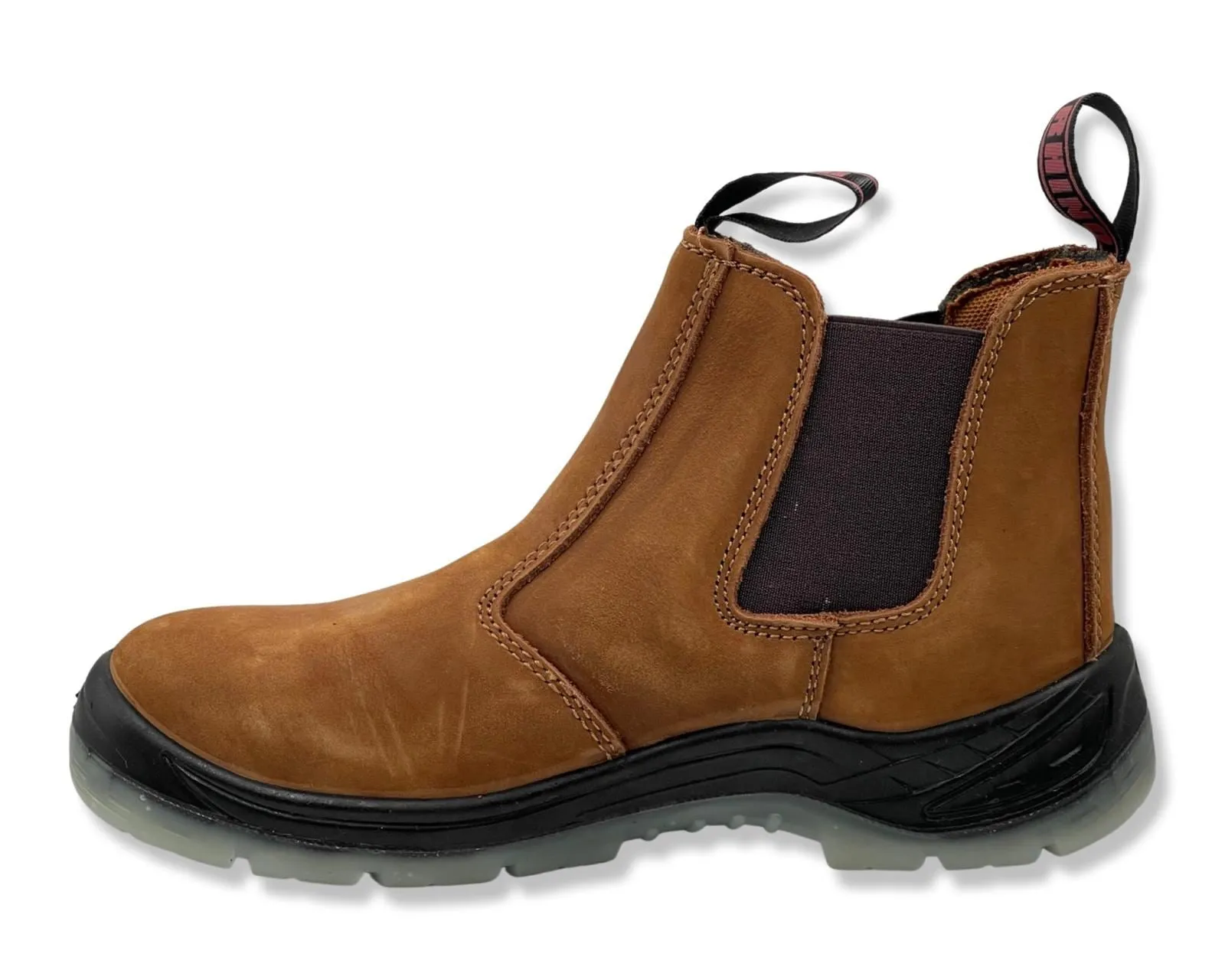 Rhino 30063 S3 Chelsea Work Boots in Brown