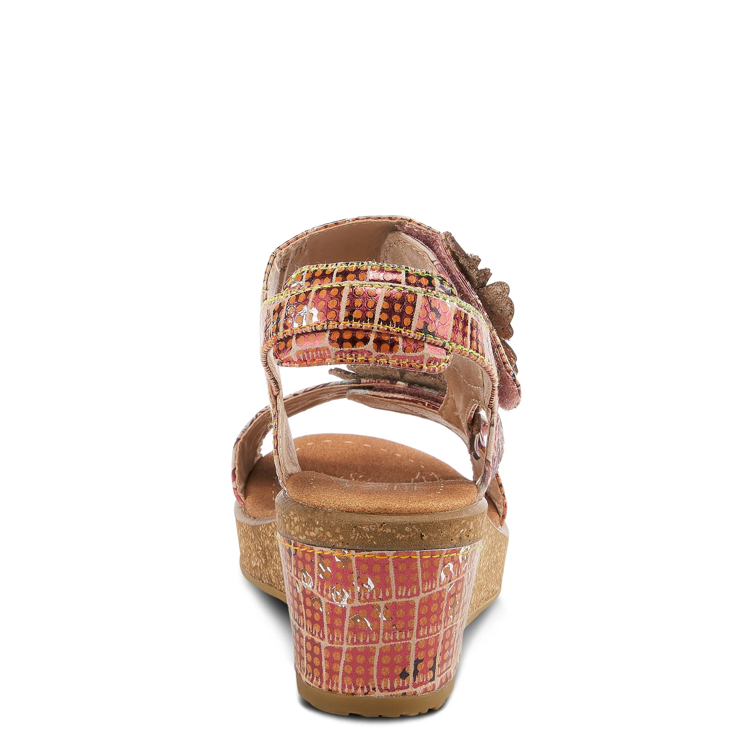 Spring Step Shoes L'Artiste Radd Geo Women's Hand Painted Leather Sandals