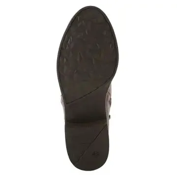 SPRING STEP ZIPSTERING BOOTS - BROWN LEATHER