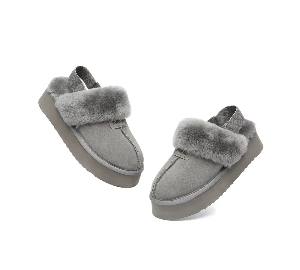 UGG Women Removable Strap Slingback Platform Slippers Forever