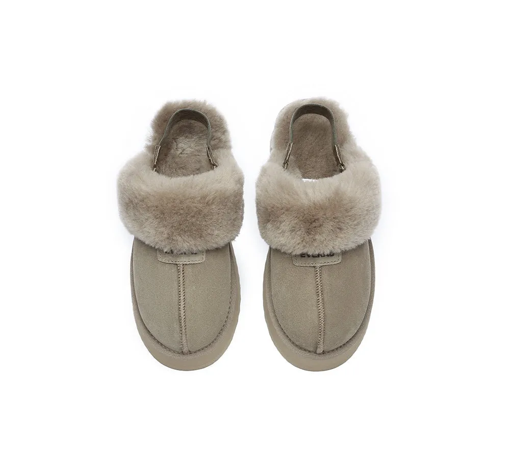 UGG Women Removable Strap Slingback Platform Slippers Forever