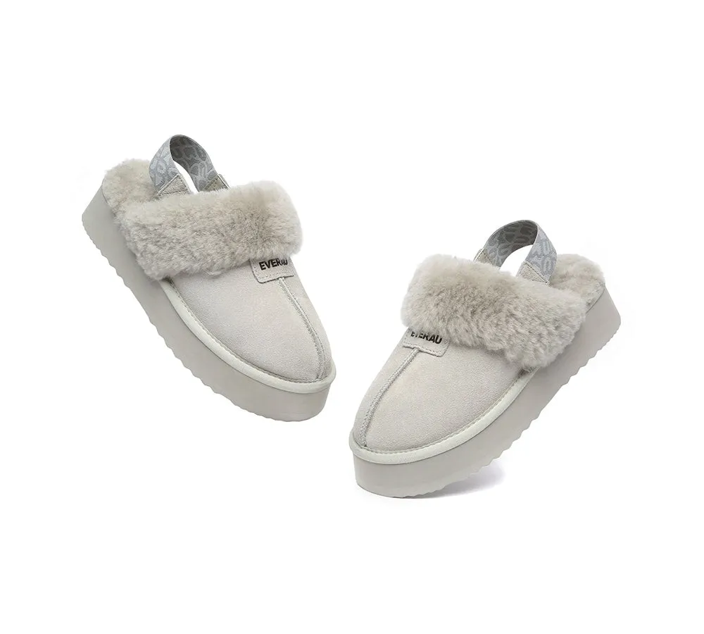 UGG Women Removable Strap Slingback Platform Slippers Forever