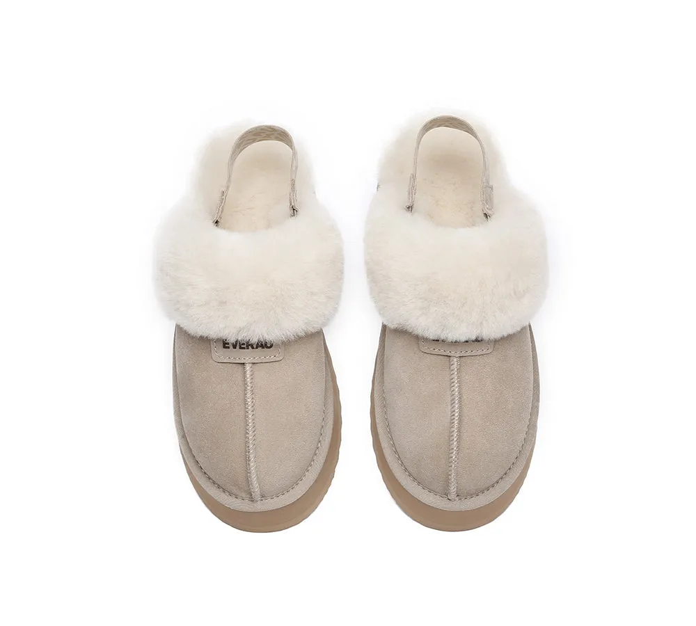 UGG Women Removable Strap Slingback Platform Slippers Forever