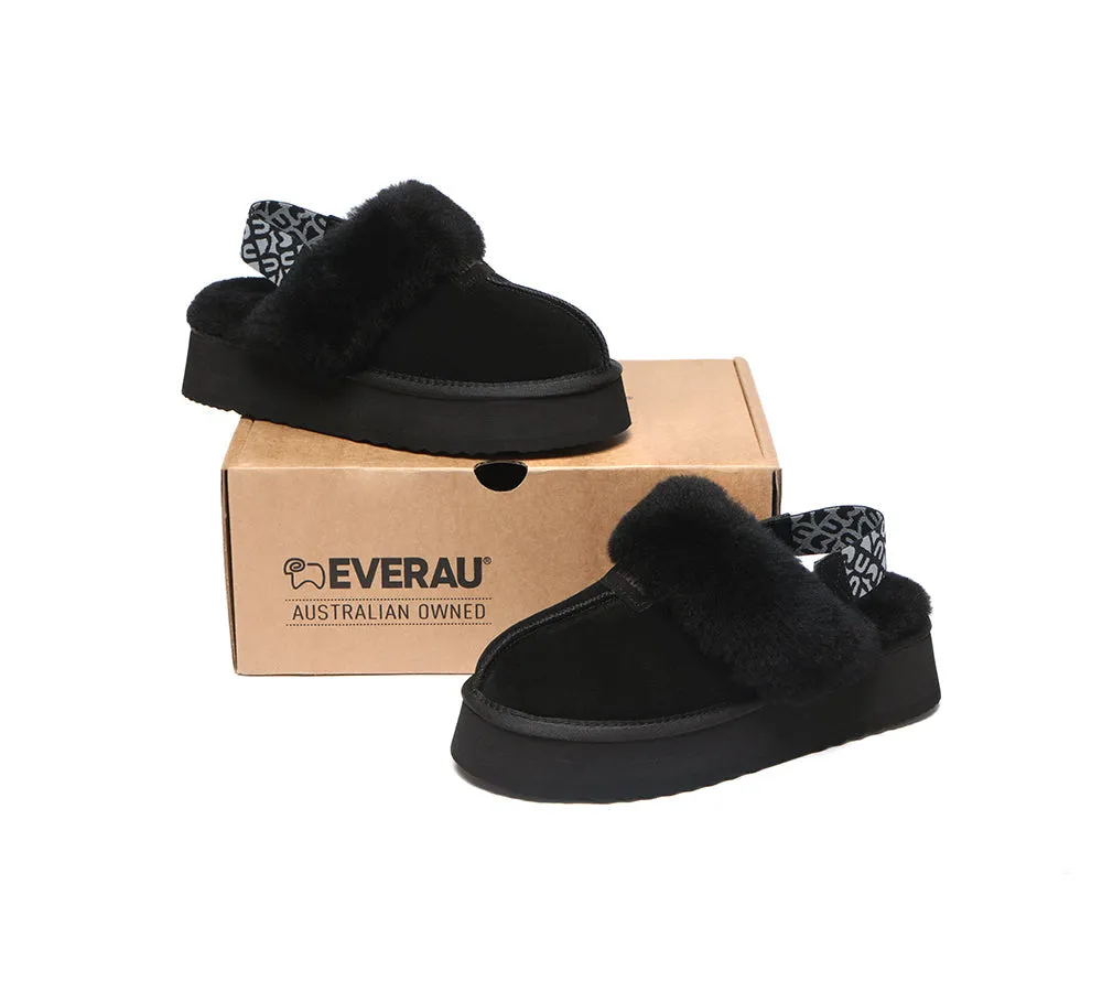 UGG Women Removable Strap Slingback Platform Slippers Forever