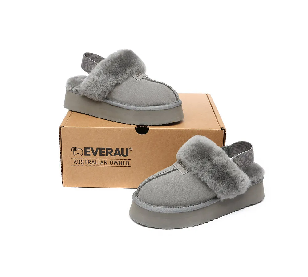 UGG Women Removable Strap Slingback Platform Slippers Forever