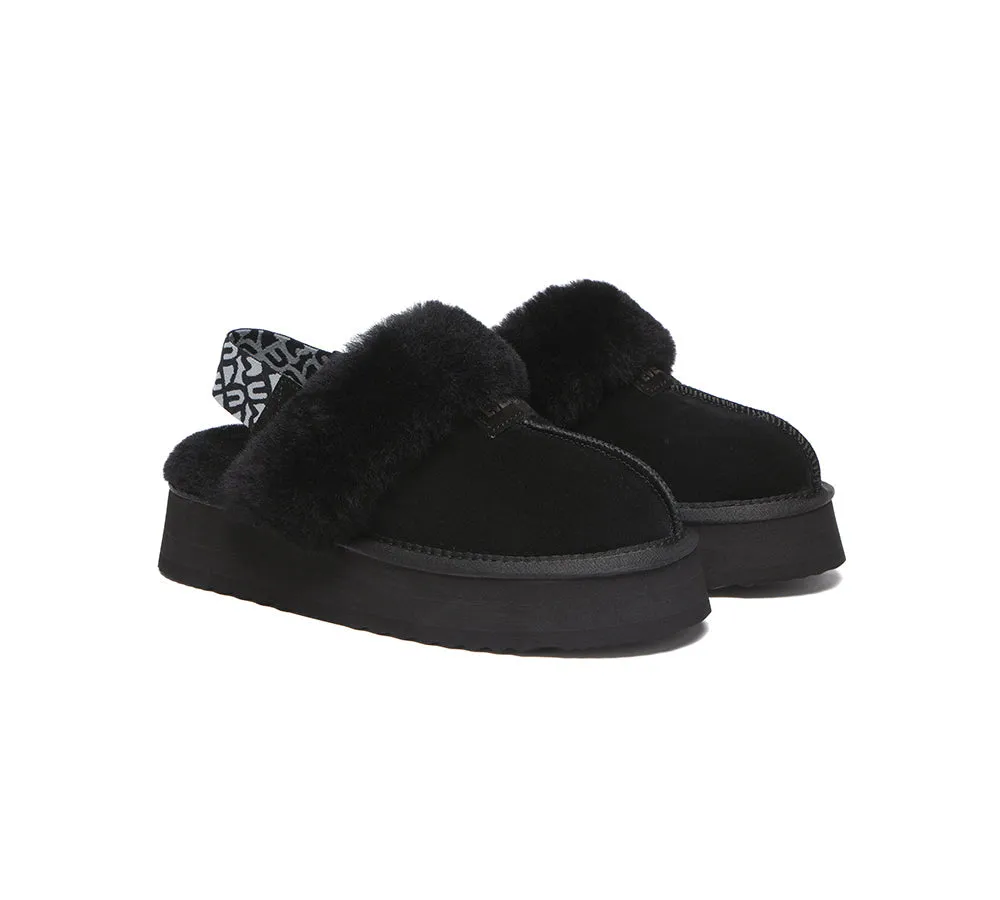 UGG Women Removable Strap Slingback Platform Slippers Forever