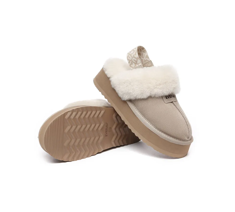 UGG Women Removable Strap Slingback Platform Slippers Forever