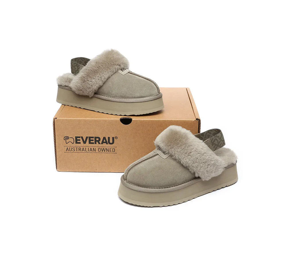 UGG Women Removable Strap Slingback Platform Slippers Forever