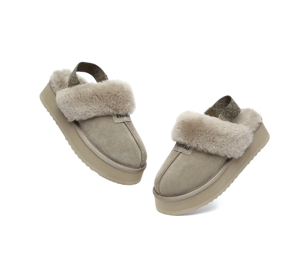 UGG Women Removable Strap Slingback Platform Slippers Forever