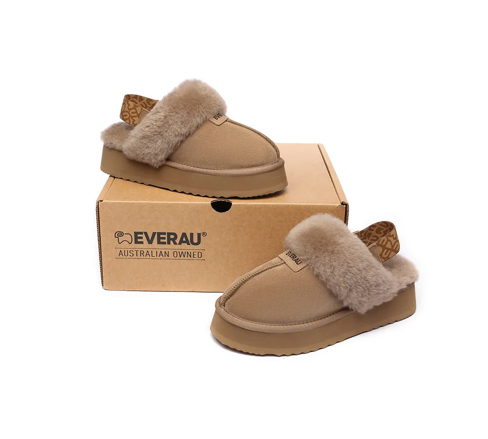 UGG Women Removable Strap Slingback Platform Slippers Forever