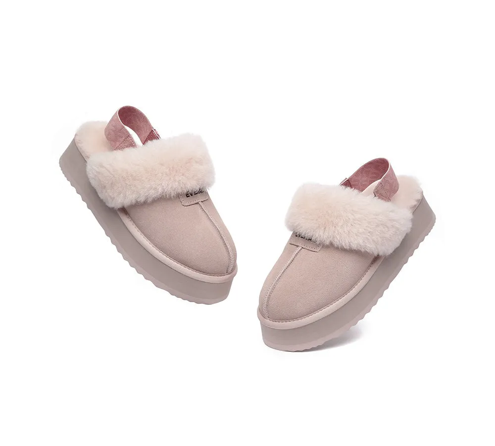 UGG Women Removable Strap Slingback Platform Slippers Forever