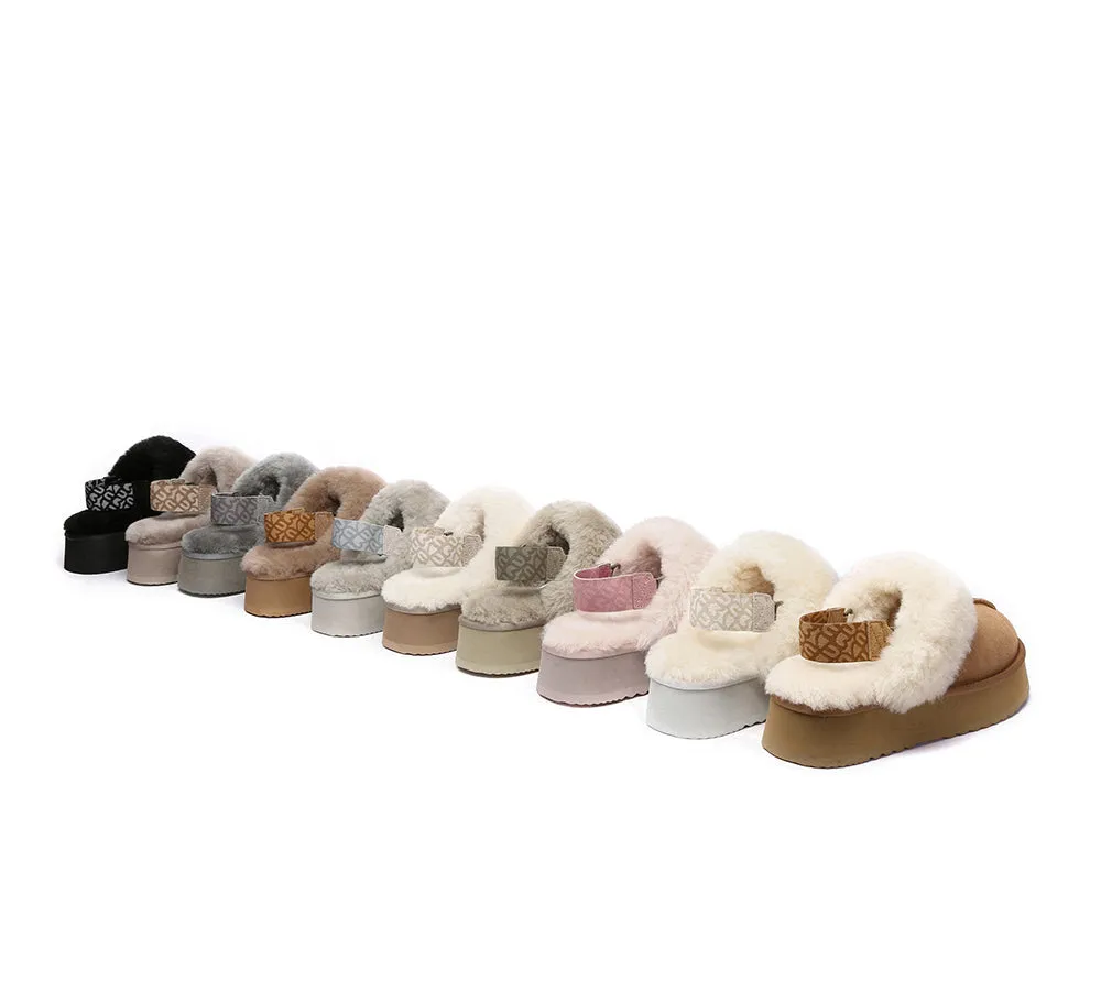 UGG Women Removable Strap Slingback Platform Slippers Forever