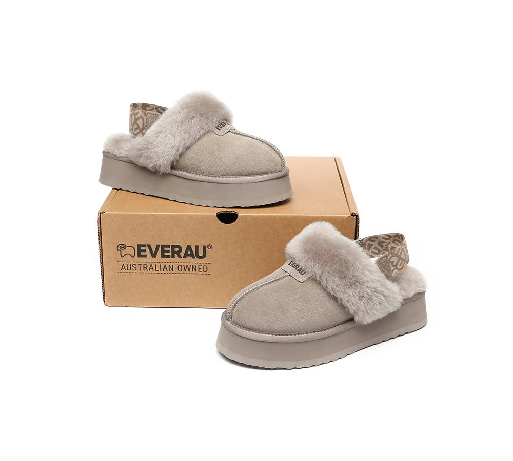 UGG Women Removable Strap Slingback Platform Slippers Forever