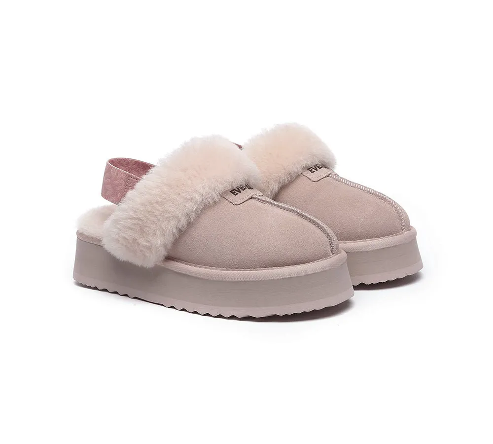 UGG Women Removable Strap Slingback Platform Slippers Forever