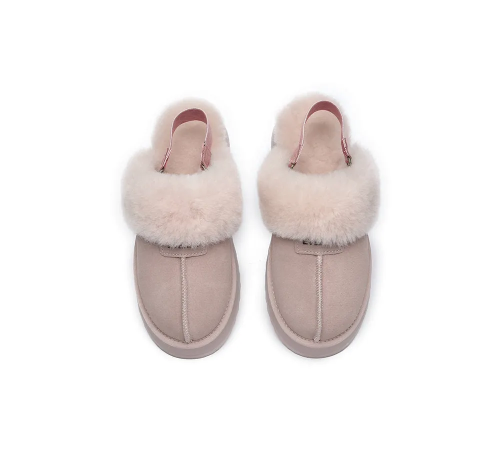 UGG Women Removable Strap Slingback Platform Slippers Forever