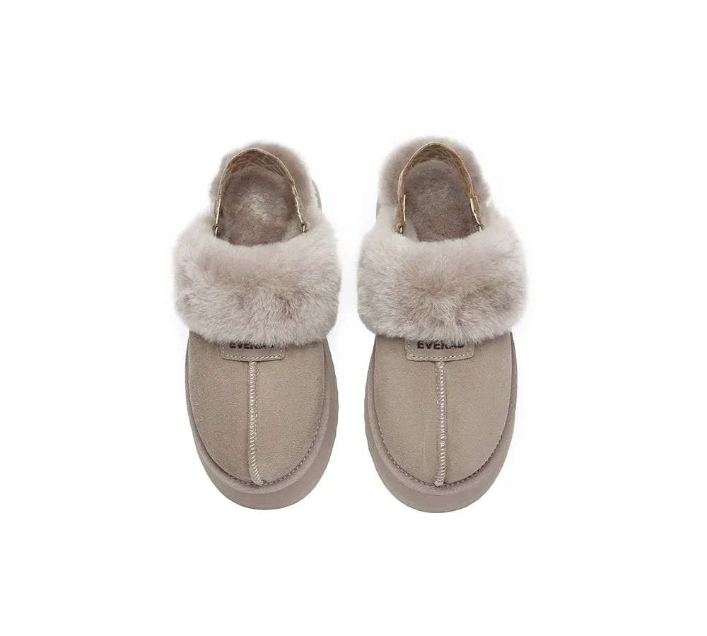 UGG Women Removable Strap Slingback Platform Slippers Forever