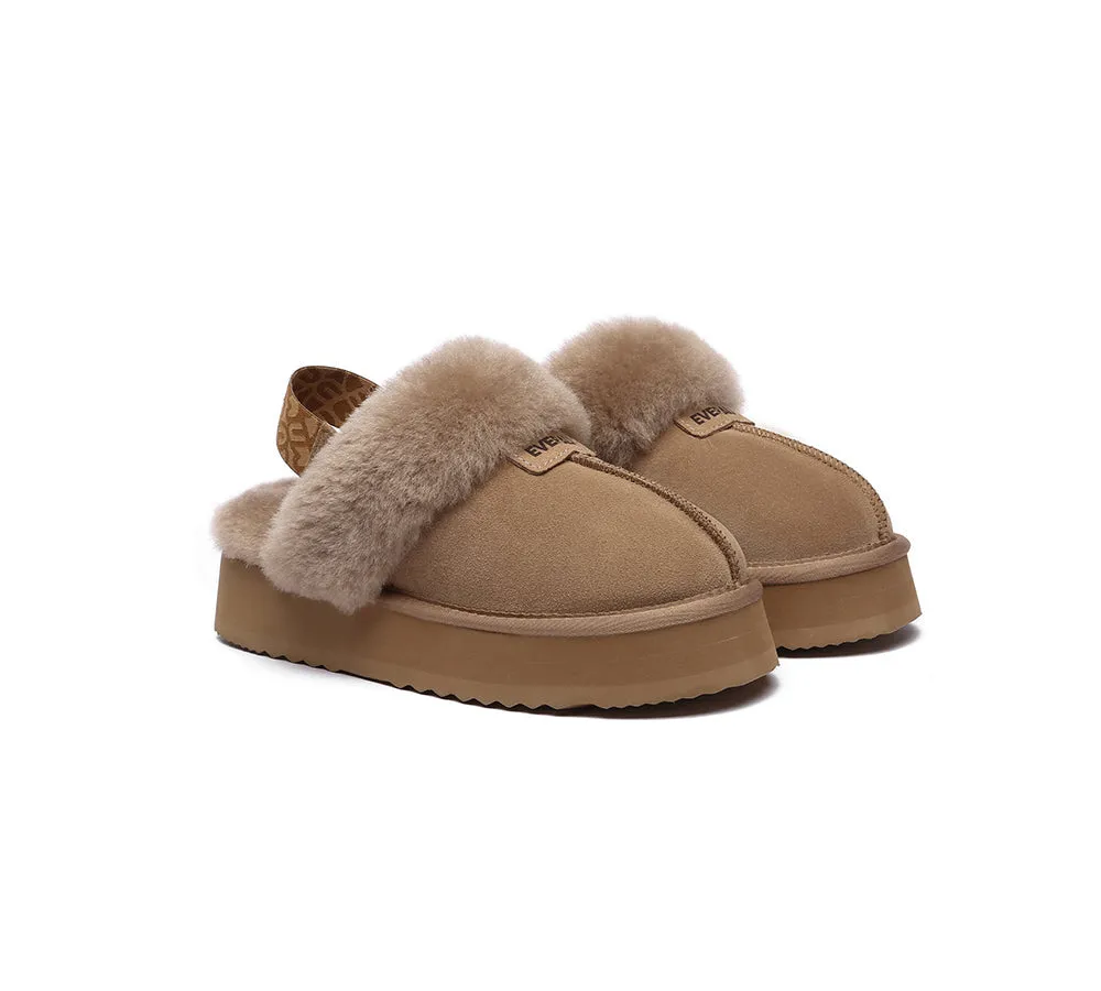 UGG Women Removable Strap Slingback Platform Slippers Forever