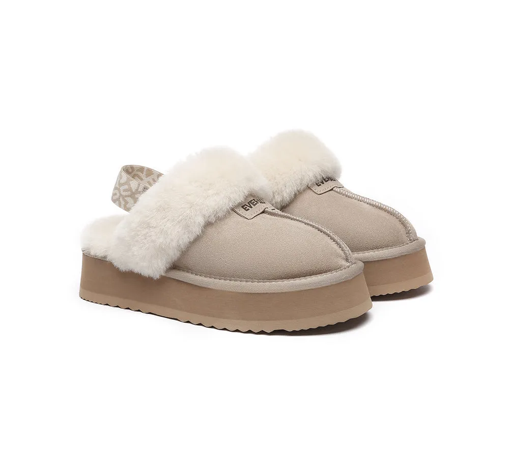 UGG Women Removable Strap Slingback Platform Slippers Forever