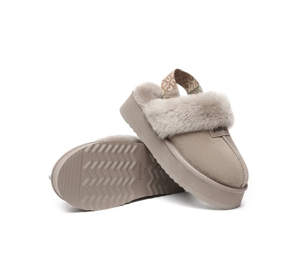 UGG Women Removable Strap Slingback Platform Slippers Forever