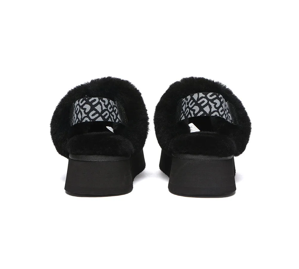 UGG Women Removable Strap Slingback Platform Slippers Forever