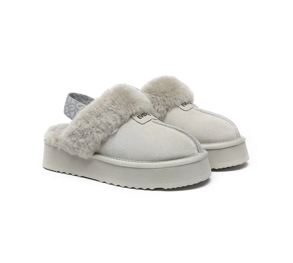 UGG Women Removable Strap Slingback Platform Slippers Forever