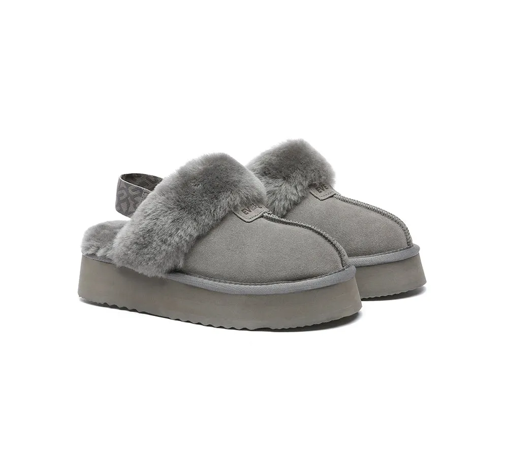 UGG Women Removable Strap Slingback Platform Slippers Forever