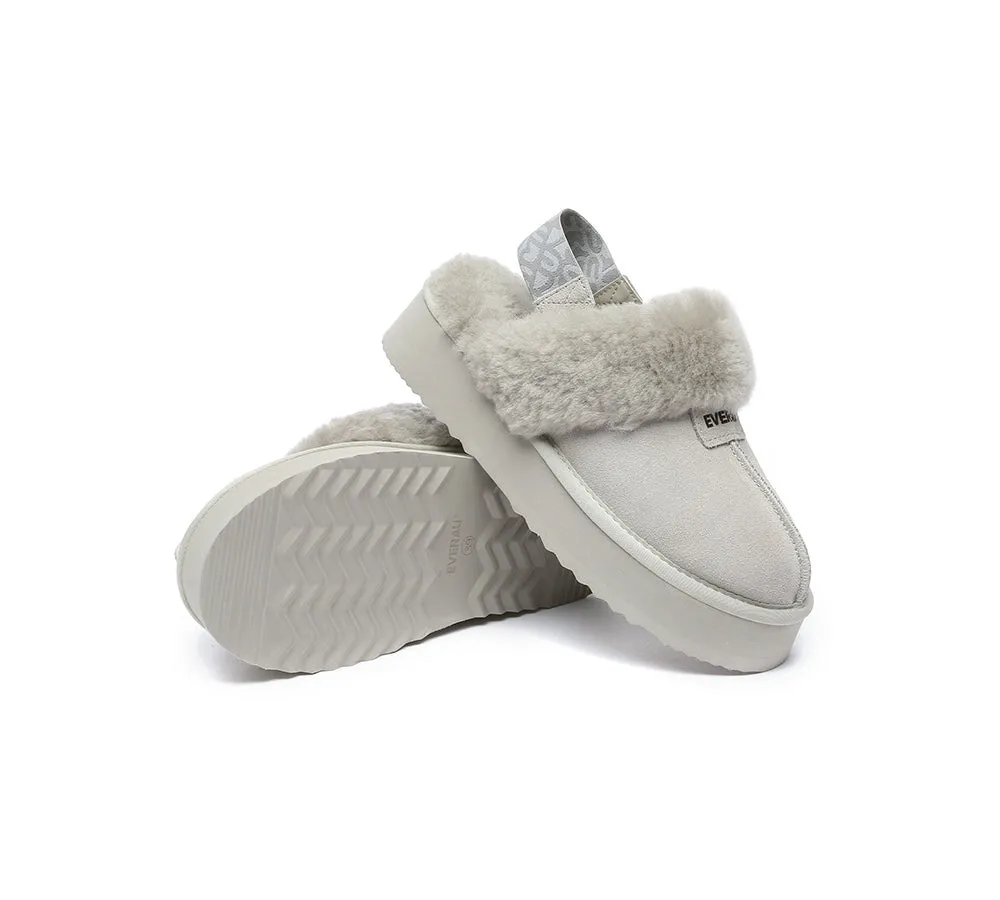 UGG Women Removable Strap Slingback Platform Slippers Forever