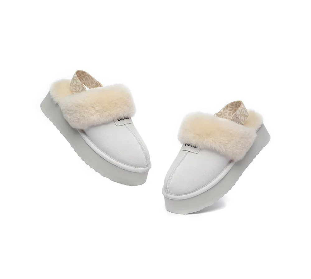 UGG Women Removable Strap Slingback Platform Slippers Forever