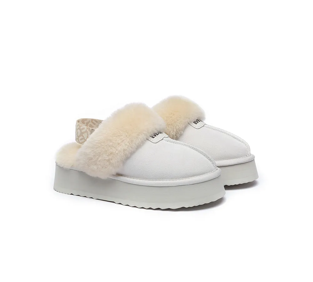 UGG Women Removable Strap Slingback Platform Slippers Forever