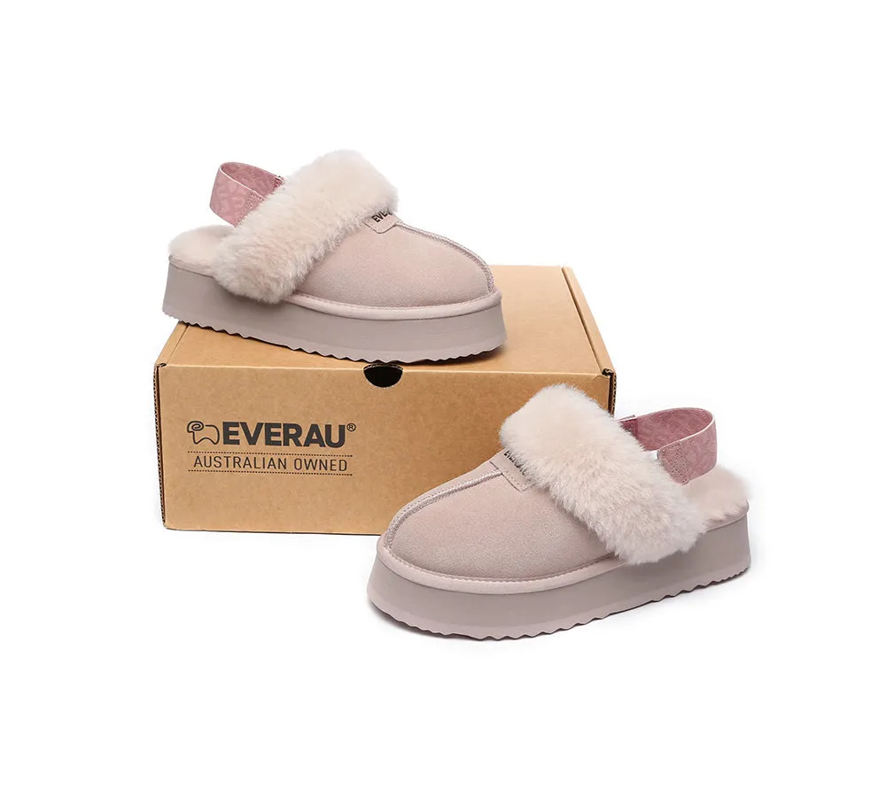 UGG Women Removable Strap Slingback Platform Slippers Forever