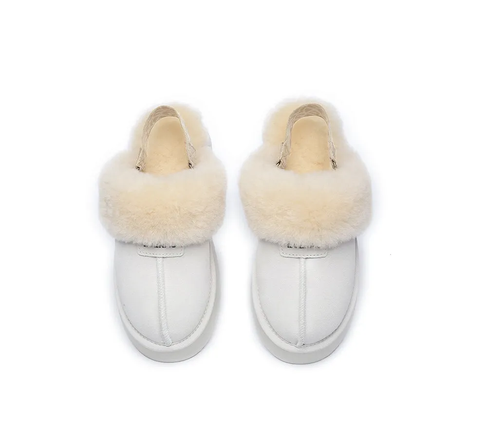 UGG Women Removable Strap Slingback Platform Slippers Forever