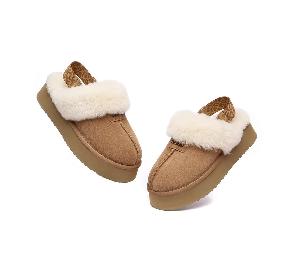 UGG Women Removable Strap Slingback Platform Slippers Forever