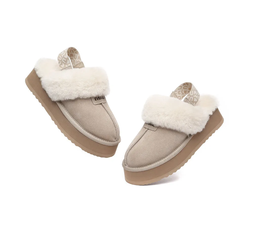 UGG Women Removable Strap Slingback Platform Slippers Forever