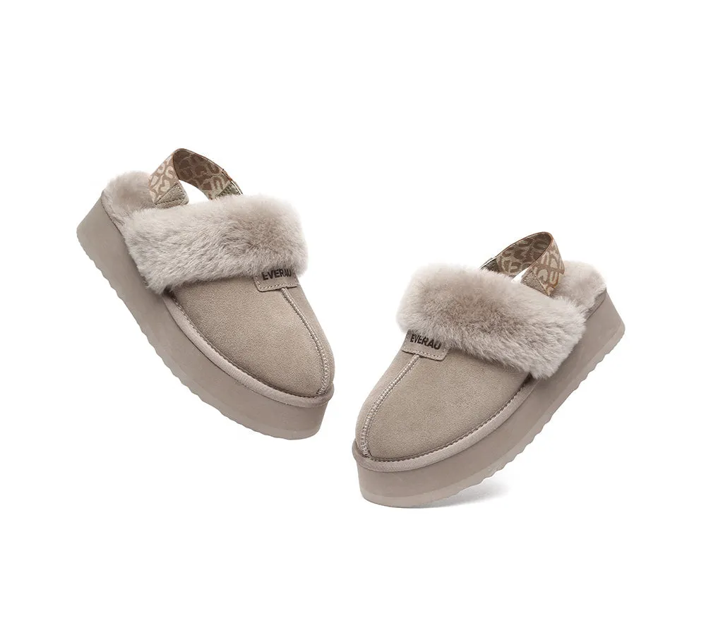UGG Women Removable Strap Slingback Platform Slippers Forever