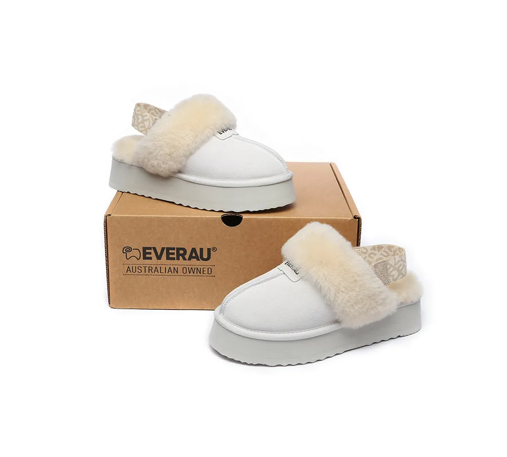 UGG Women Removable Strap Slingback Platform Slippers Forever