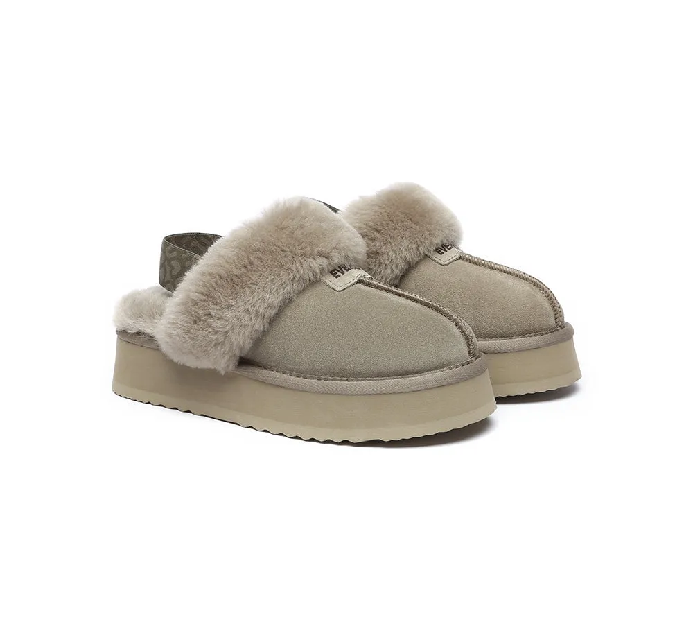 UGG Women Removable Strap Slingback Platform Slippers Forever