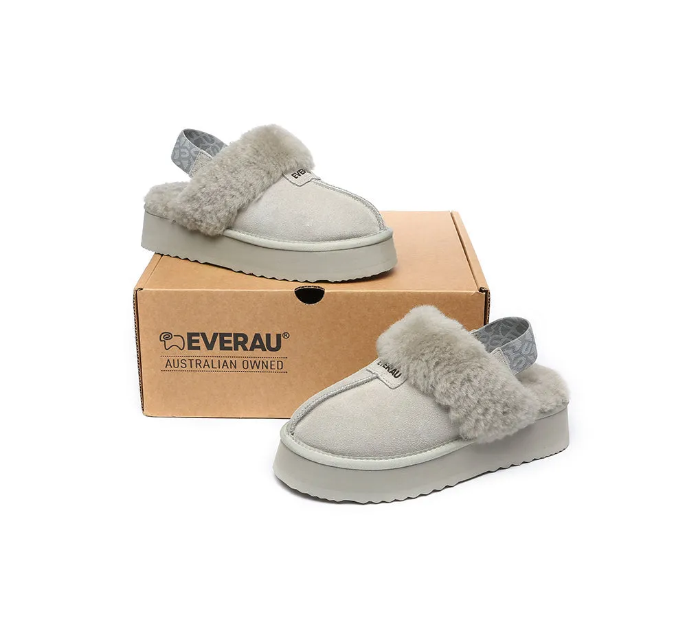UGG Women Removable Strap Slingback Platform Slippers Forever