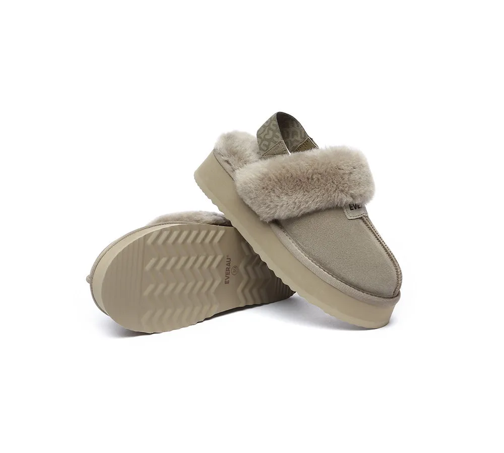 UGG Women Removable Strap Slingback Platform Slippers Forever