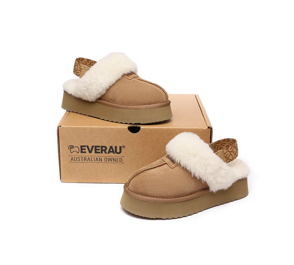 UGG Women Removable Strap Slingback Platform Slippers Forever